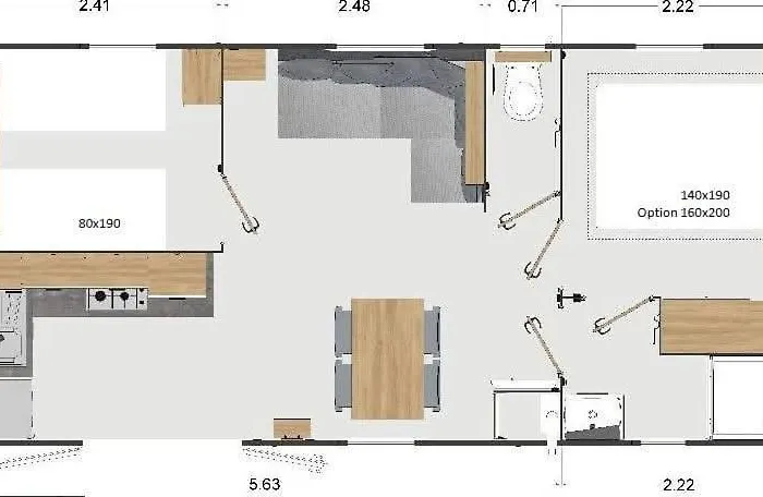 Chez Lulu K Parque de Campismo Les Mathes